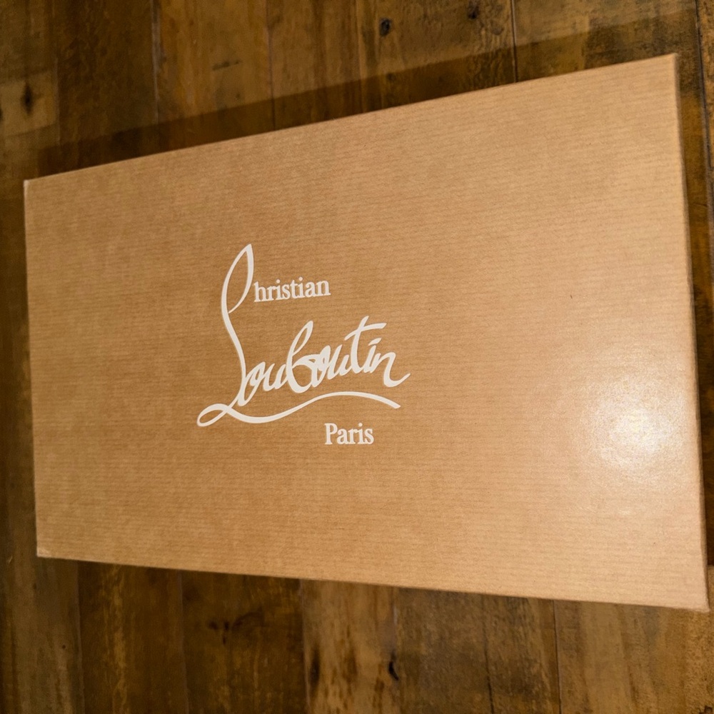 Christian Louboutin Tan Shoe Box